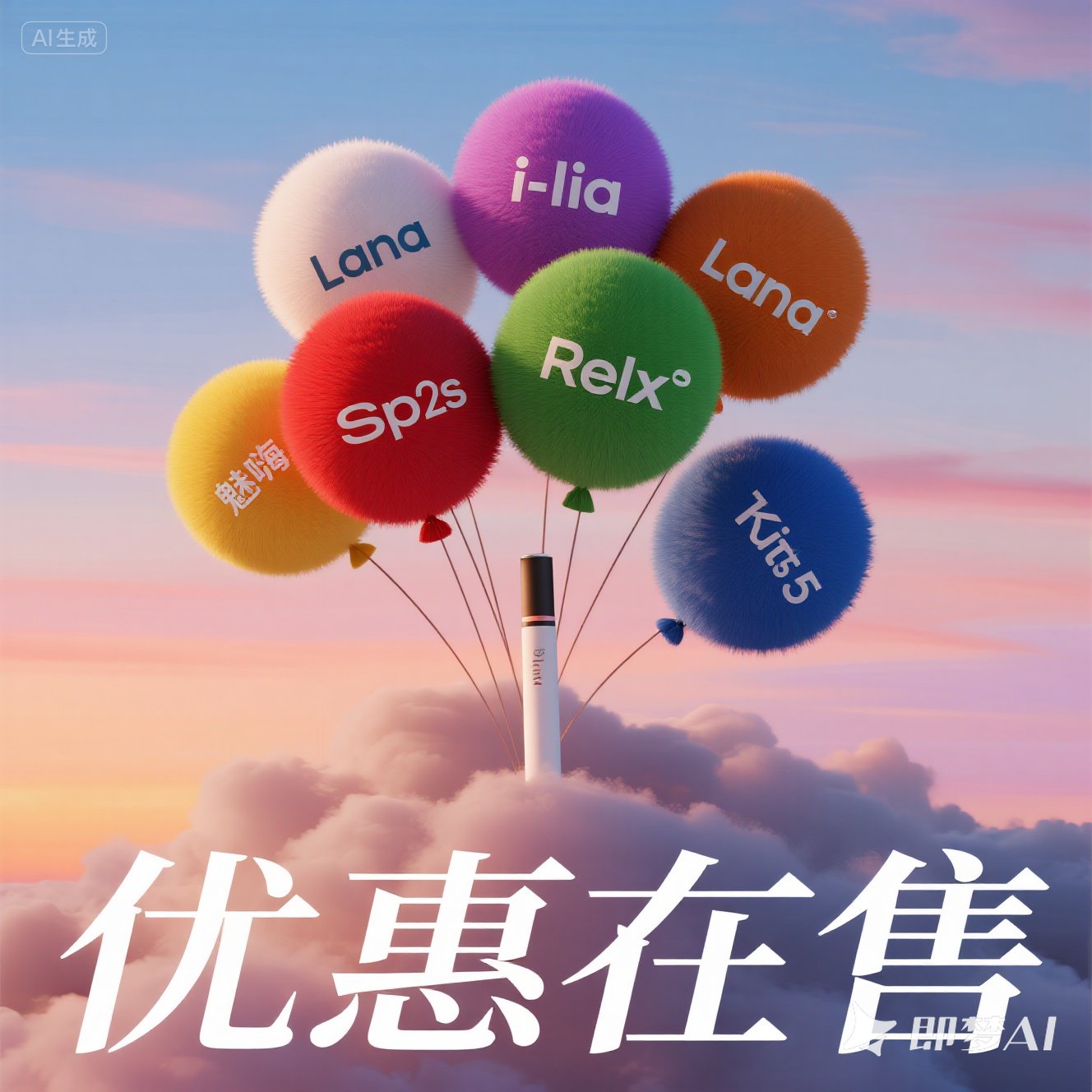 毛絨氣球主題